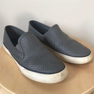Sperry Pier Side Perforated Leather Slip-On